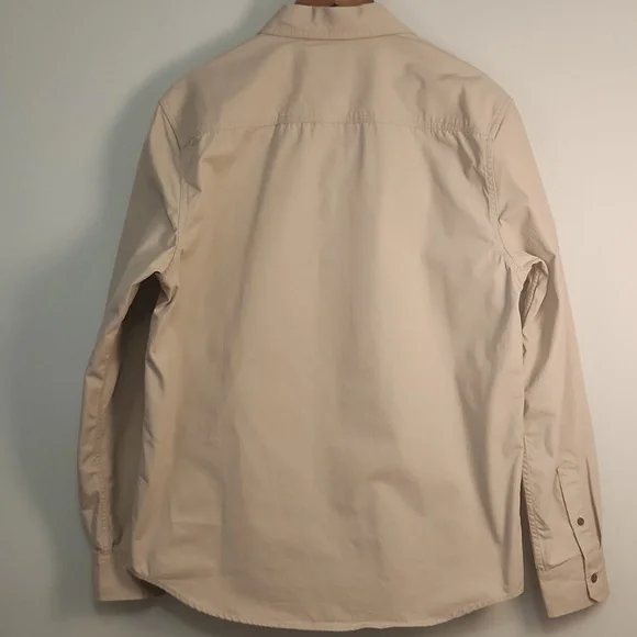 Roots Men's Beige Button-Down Shirt – Classic Utility Cotton - Picture 2 of 14